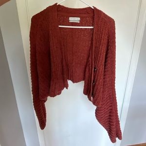 Oversized knit cardigan